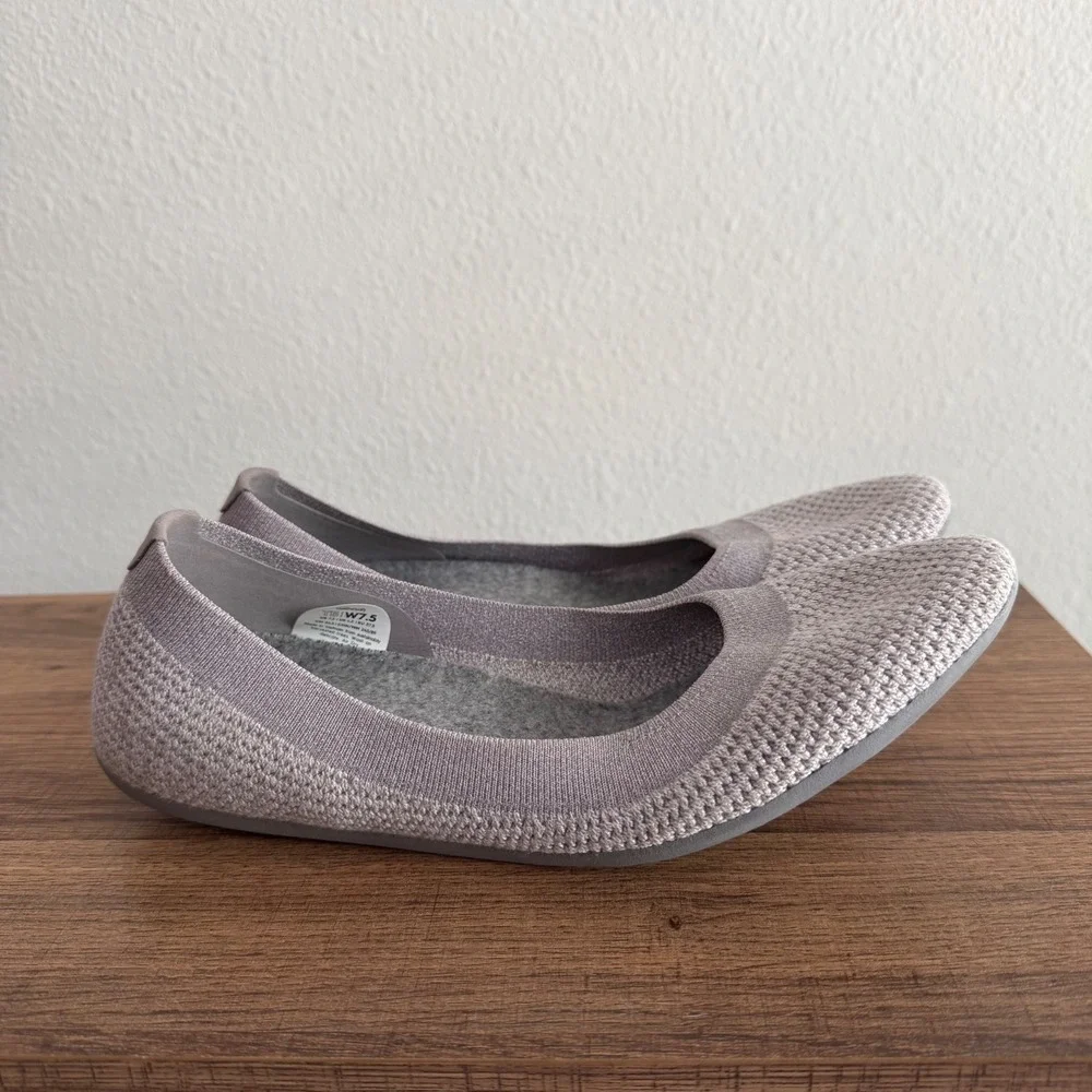 Allbirds Tree Breezer‎ Flats Grey Womens 7.5 Sustainable Comfort Shoe